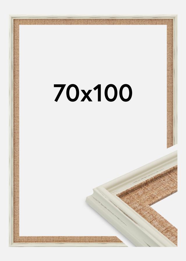 Raam Sandweave Akrüülklaas Valge 70x100 cm