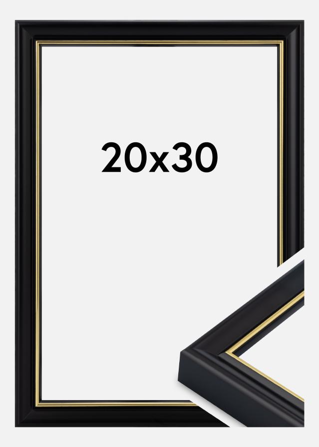 Raam Canterbury Akrüülklaas Must 20x30 cm