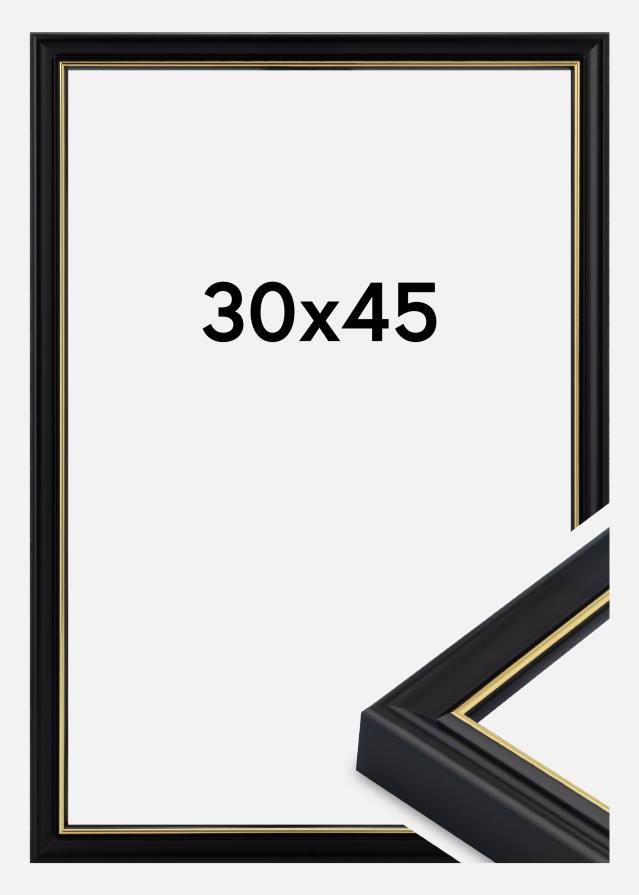 Raam Canterbury Akrüülklaas Must 30x45 cm