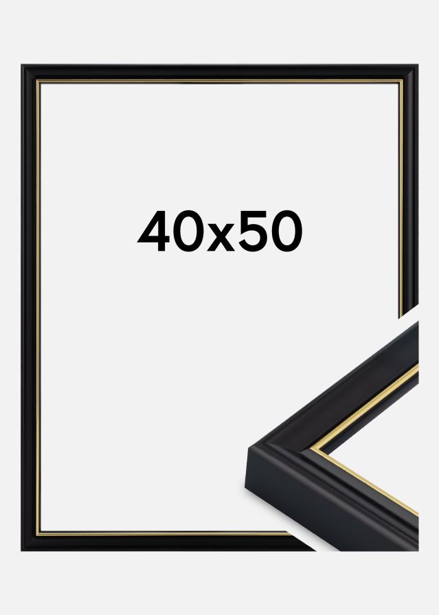 Raam Canterbury Akrüülklaas Must 40x50 cm