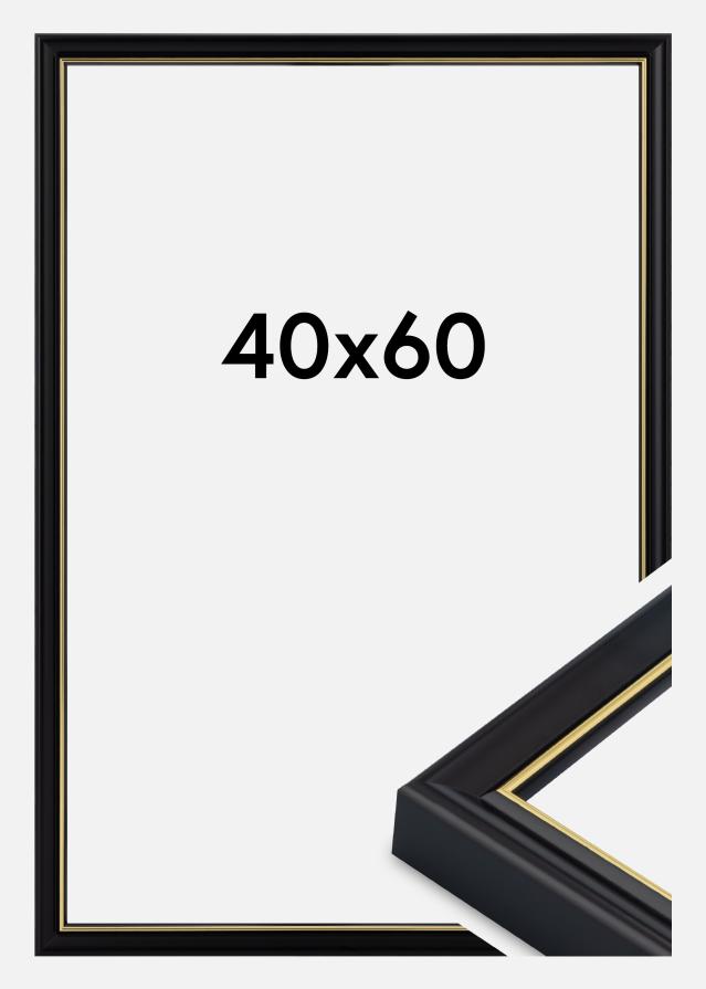 Raam Canterbury Akrüülklaas Must 40x60 cm