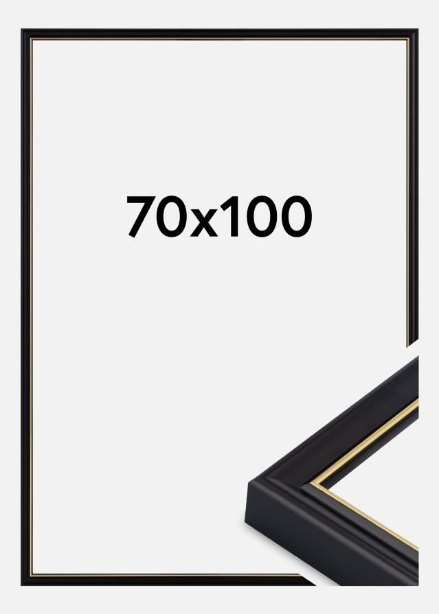 Raam Canterbury Akrüülklaas Must 70x100 cm