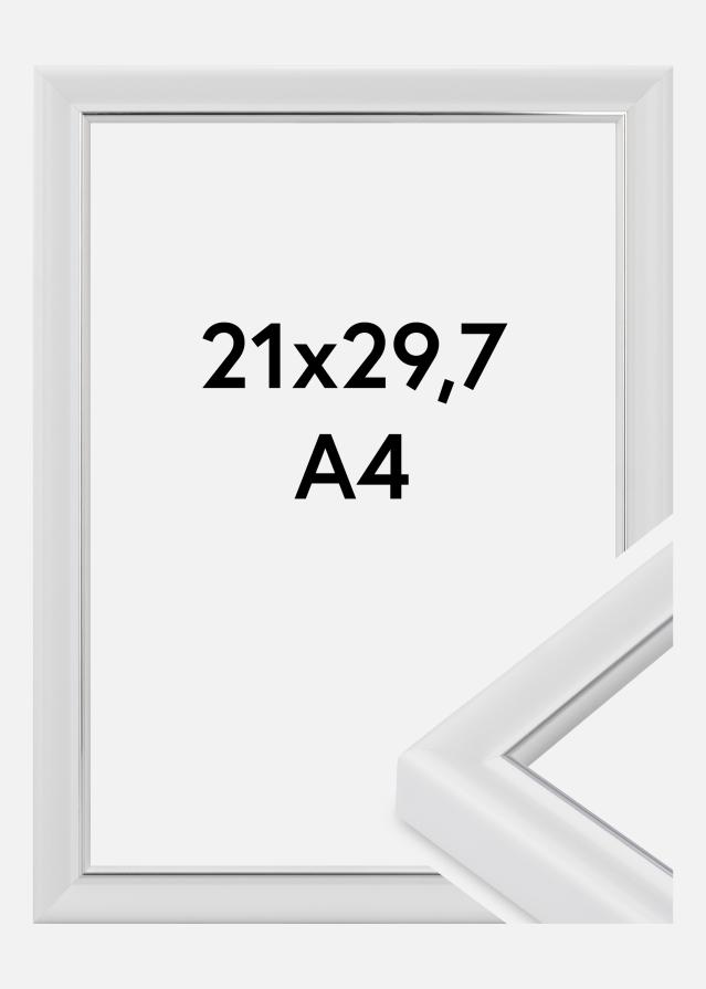 Raam Canterbury Akrüülklaas Valge 21x29.7 cm (A4)