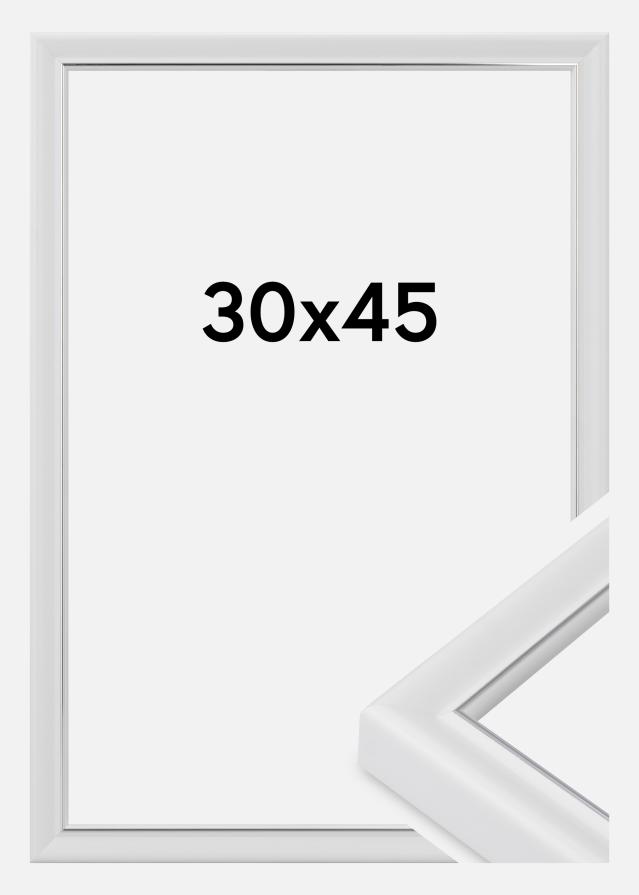 Raam Canterbury Akrüülklaas Valge 30x45 cm