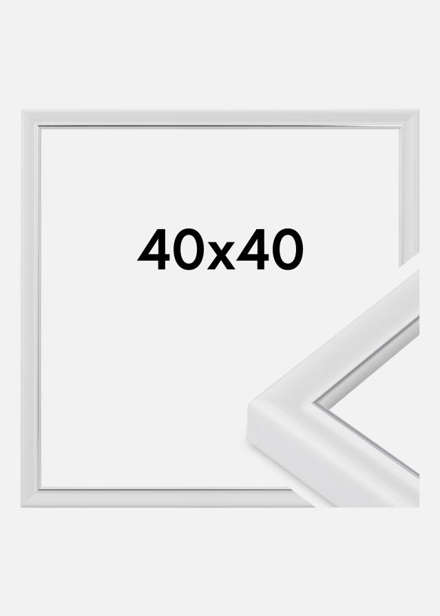 Raam Canterbury Akrüülklaas Valge 40x40 cm