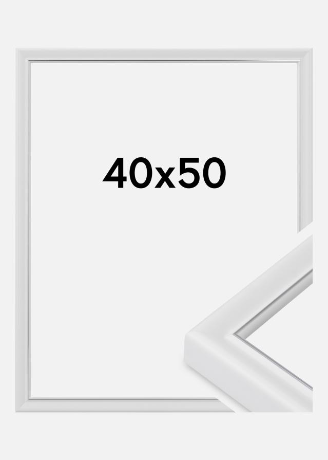 Raam Canterbury Akrüülklaas Valge 40x50 cm