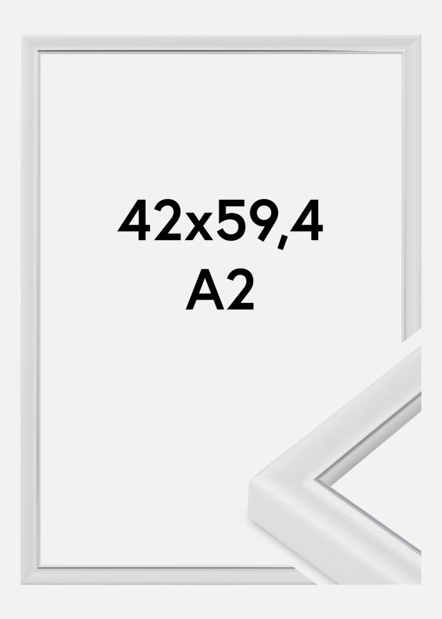 Raam Canterbury Akrüülklaas Valge 42x59.4 cm (A2)