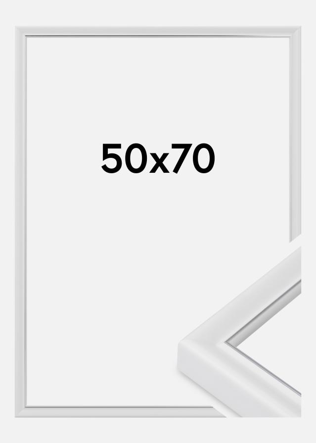 Raam Canterbury Akrüülklaas Valge 50x70 cm