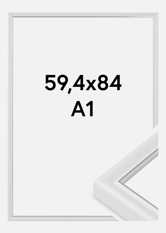 Raam Canterbury Akrüülklaas Valge 59.4x84 cm (A1)
