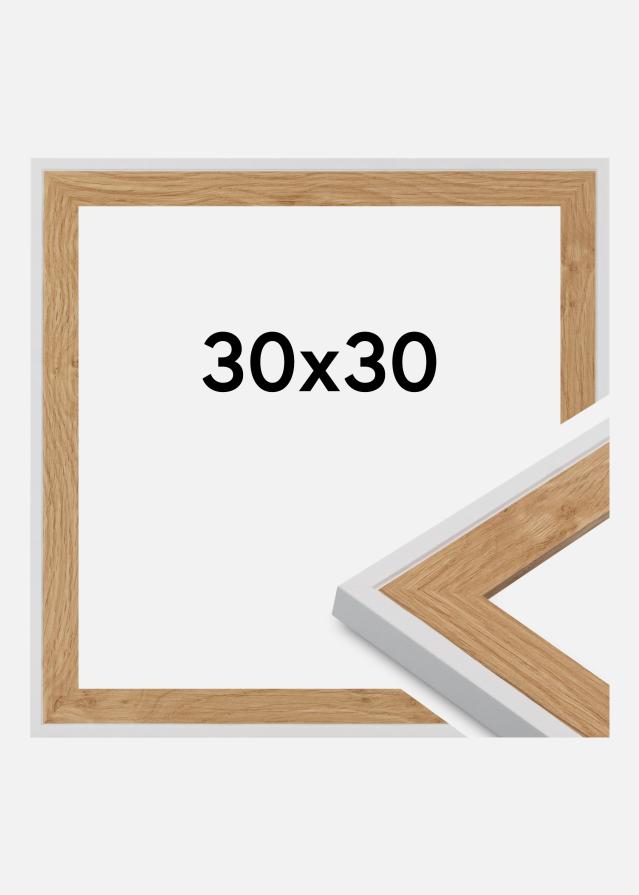 Raam Clearline Akrüülklaas Valge 30x30 cm