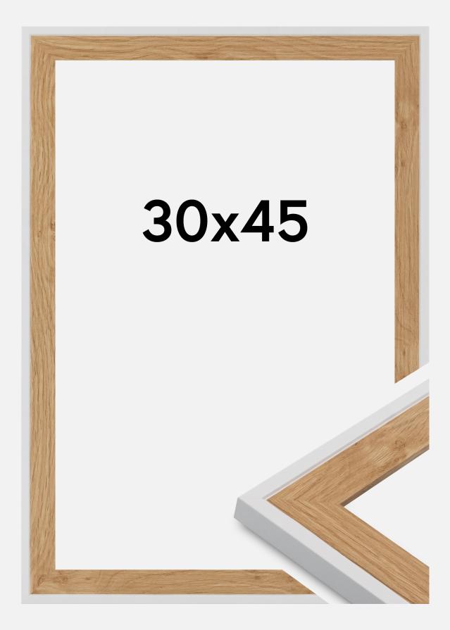 Raam Clearline Akrüülklaas Valge 30x45 cm