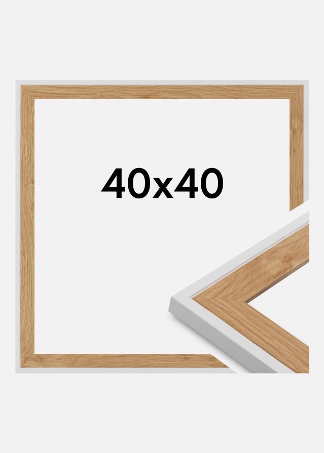 Raam Clearline Akrüülklaas Valge 40x40 cm