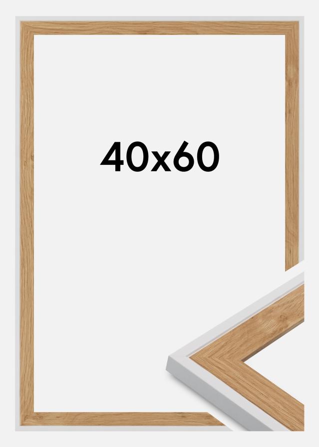 Raam Clearline Akrüülklaas Valge 40x60 cm