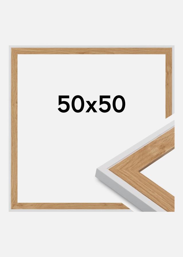 Raam Clearline Akrüülklaas Valge 50x50 cm