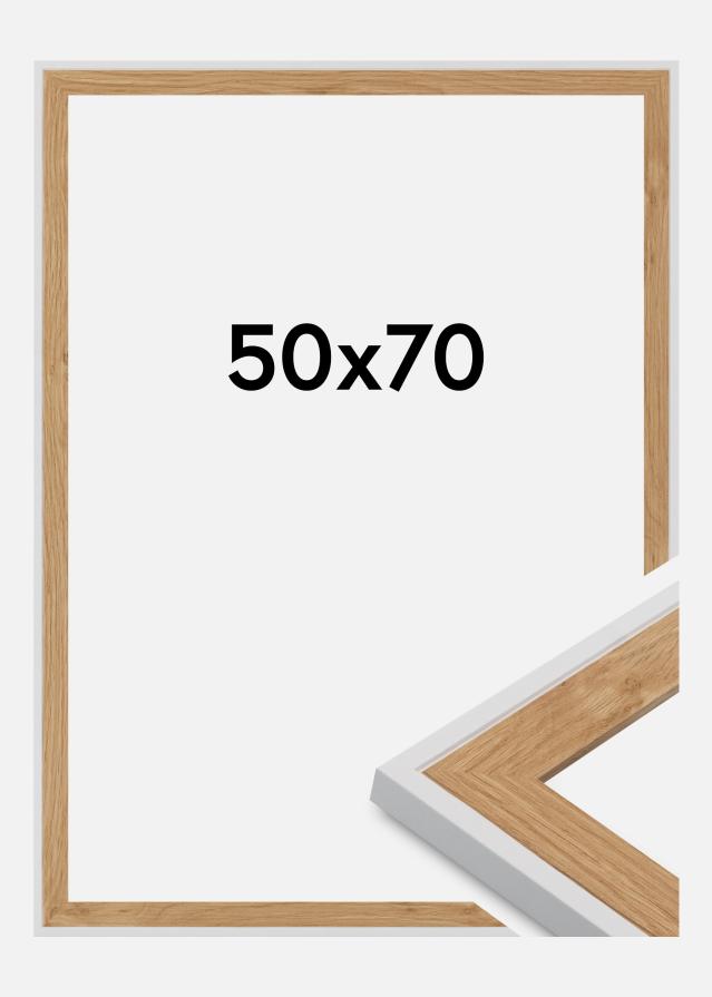 Raam Clearline Akrüülklaas Valge 50x70 cm