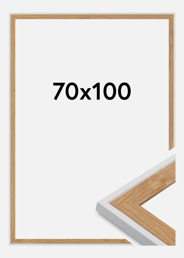 Raam Clearline Akrüülklaas Valge 70x100 cm