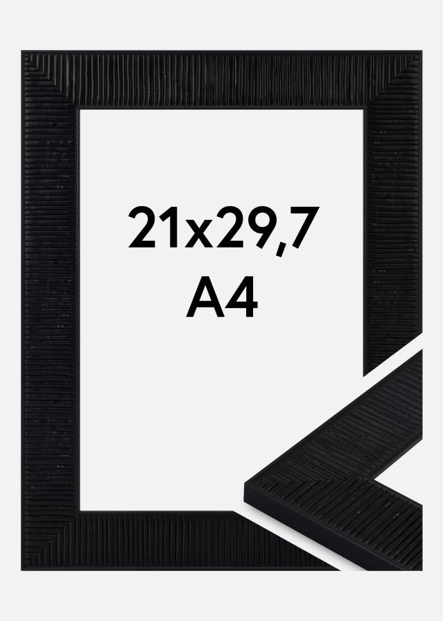 Raam Lund Akrüülklaas Must 21x29.7 cm (A4)