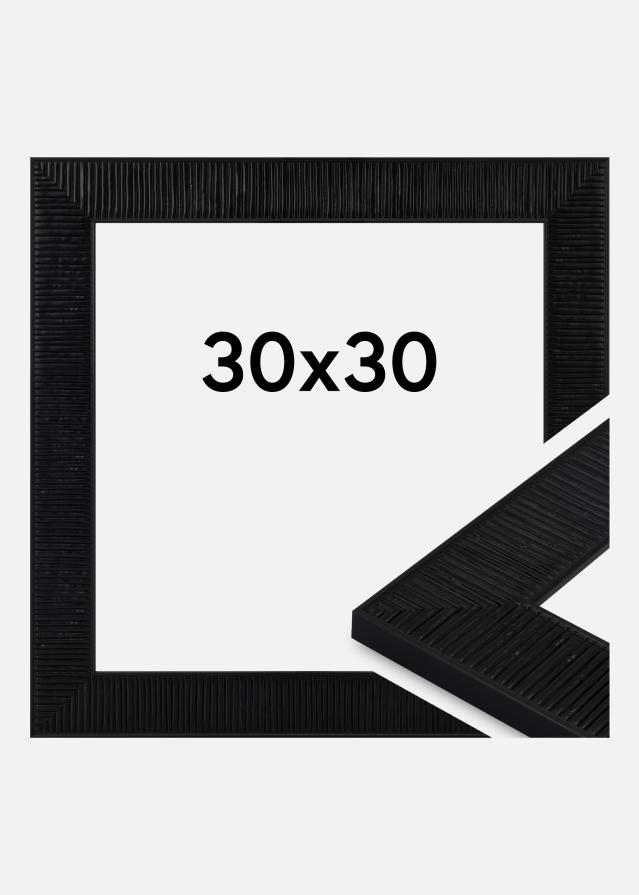 Raam Lund Akrüülklaas Must 30x30 cm