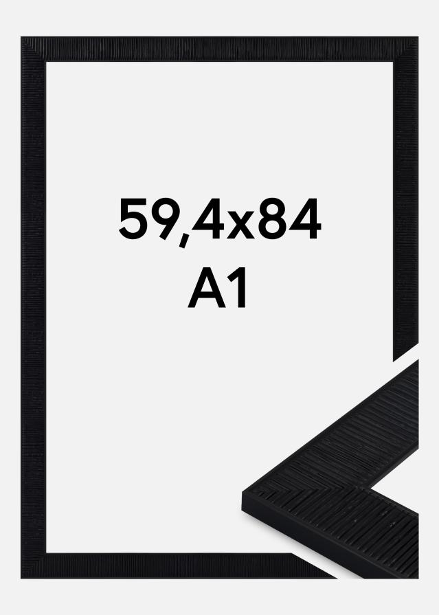 Raam Lund Akrüülklaas Must 59.4x84 cm (A1)