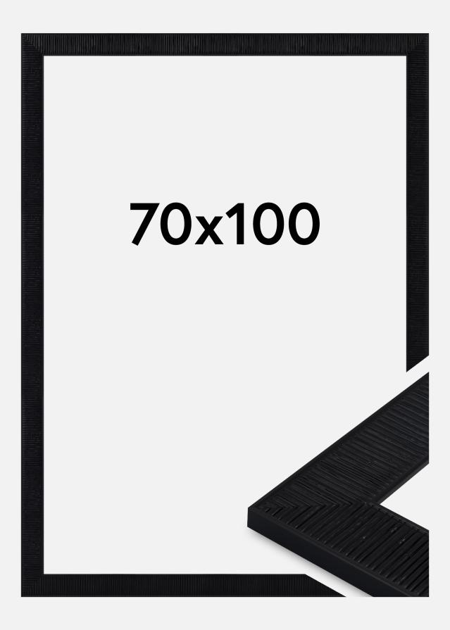 Raam Lund Akrüülklaas Must 70x100 cm