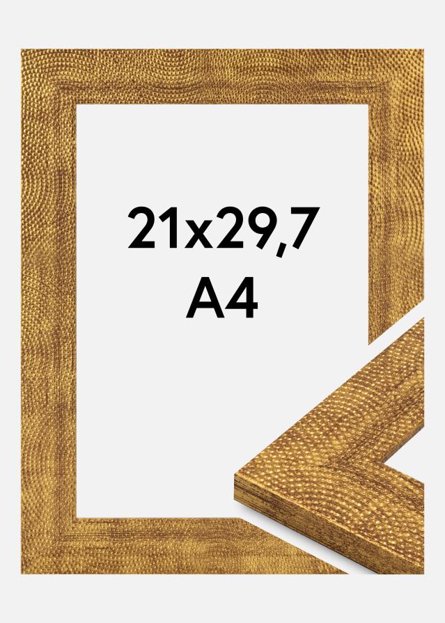 Raam Linea Akrüülklaas Kuld 21x29.7 cm (A4)
