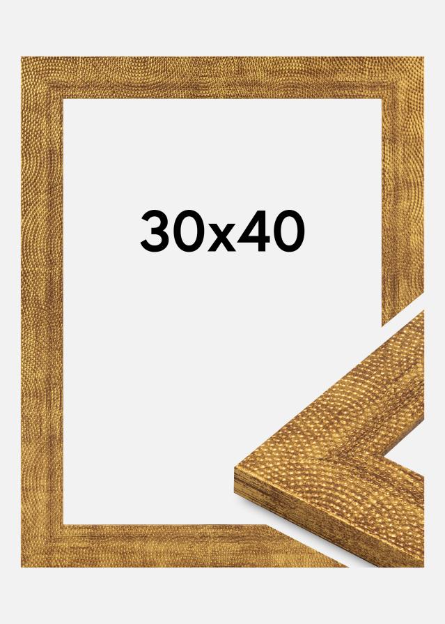 Raam Linea Akrüülklaas Kuld 30x40 cm