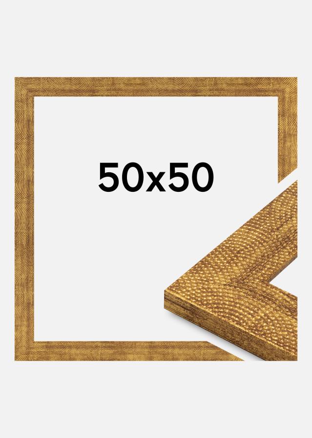 Raam Linea Akrüülklaas Kuld 50x50 cm