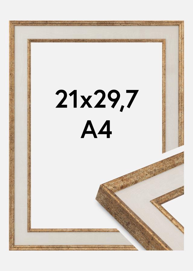 Raam Dolly Akrüülklaas Kuld 21x29.7 cm (A4)