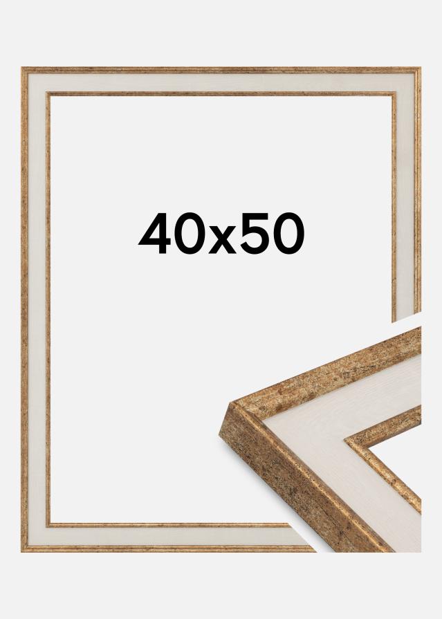 Raam Dolly Akrüülklaas Kuld 40x50 cm