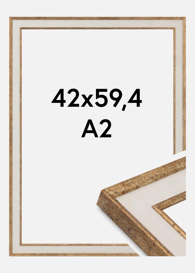 Raam Dolly Akrüülklaas Kuld 42x59.4 cm (A2)