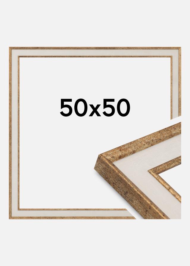 Raam Dolly Akrüülklaas Kuld 50x50 cm