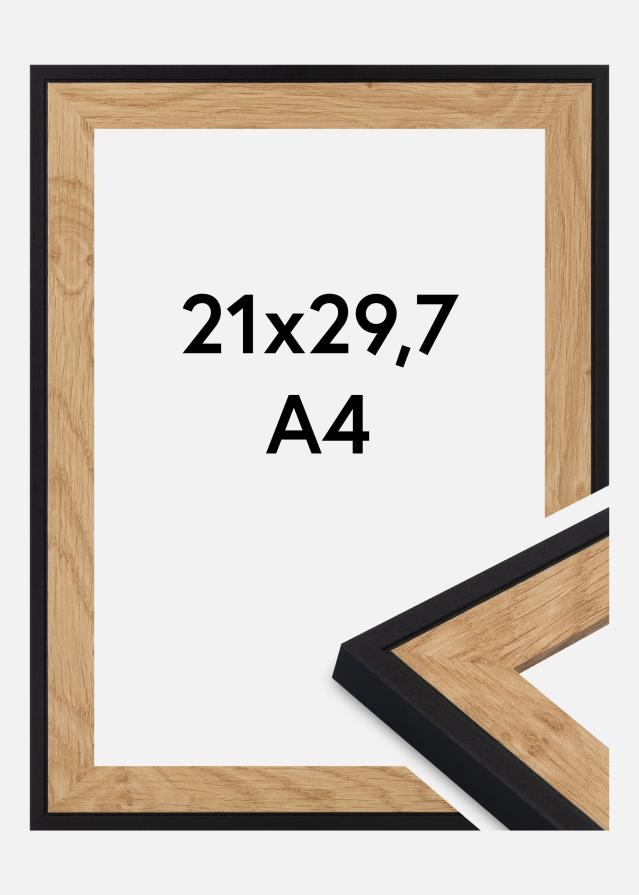 Raam Iris Akrüülklaas Must 21x29,7 cm (A4)