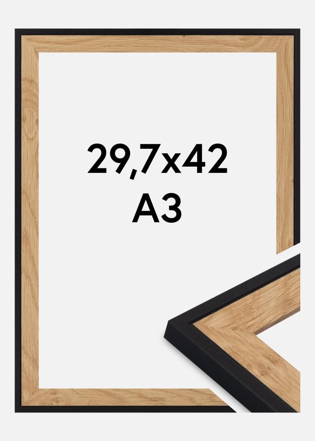 Raam Iris Akrüülklaas Must 29.7x42 cm (A3)