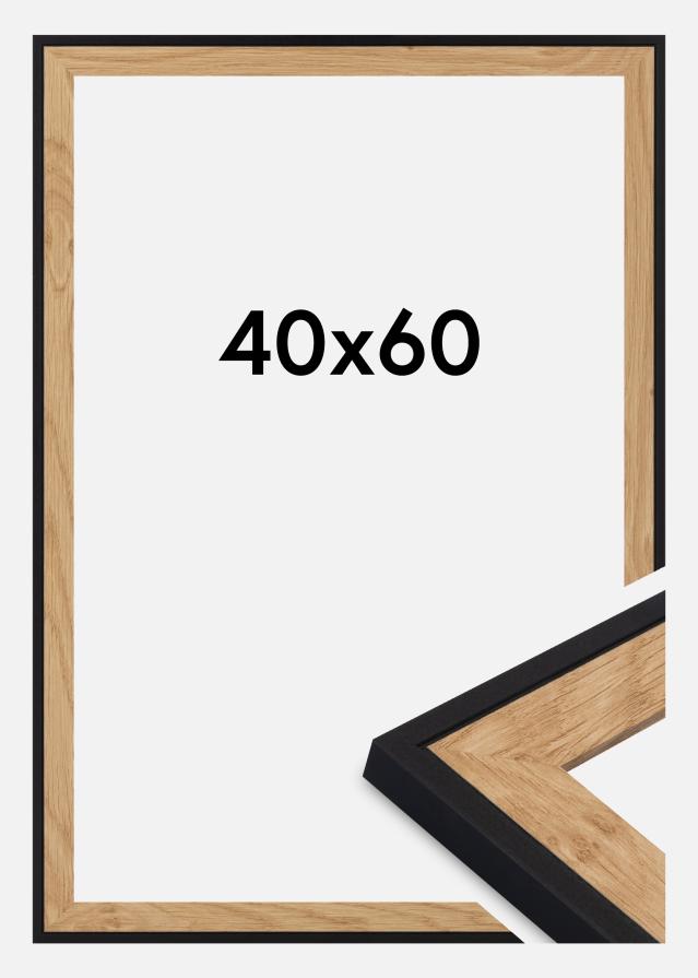 Raam Iris Akrüülklaas Must 40x60 cm