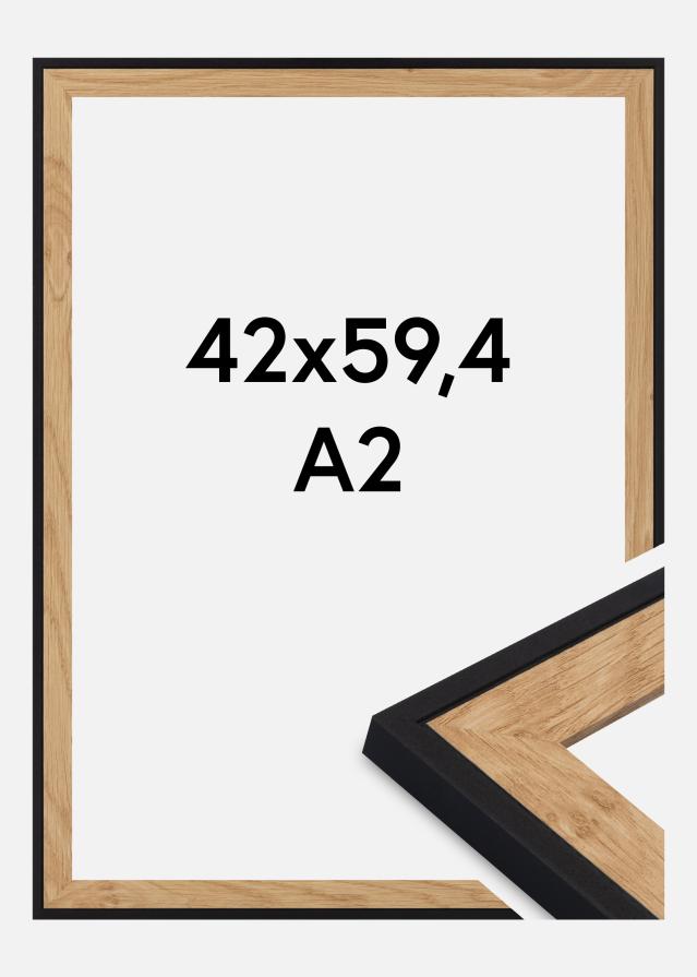 Raam Iris Akrüülklaas Must 42x59.4 cm (A2)