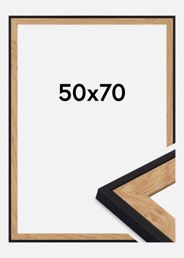 Raam Iris Akrüülklaas Must 50x70 cm