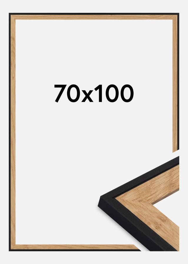 Raam Iris Akrüülklaas Must 70x100 cm