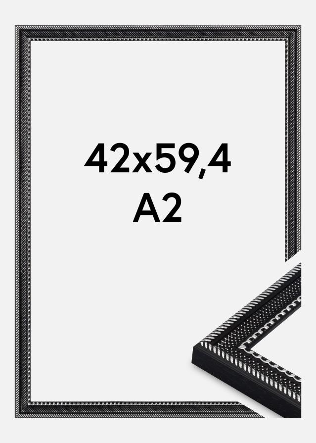 Raam Trellis Akrüülklaas Must 42x59.4 cm (A2)