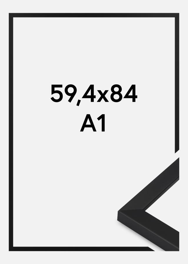 Raam Oban Akrüülklaas Must 59.4x84 cm (A1)