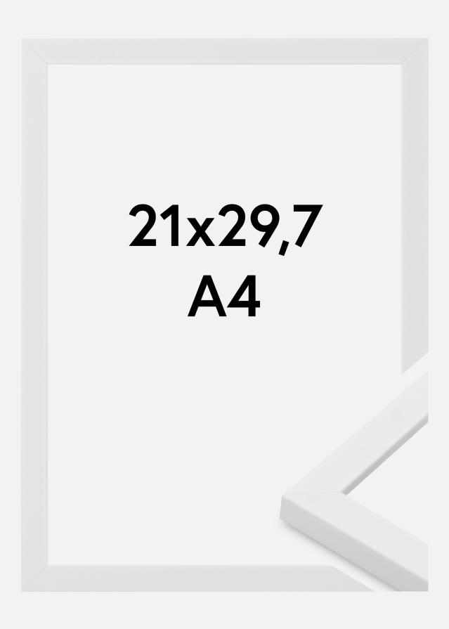 Raam Oban Akrüülklaas Valge 21x29.7 cm (A4)