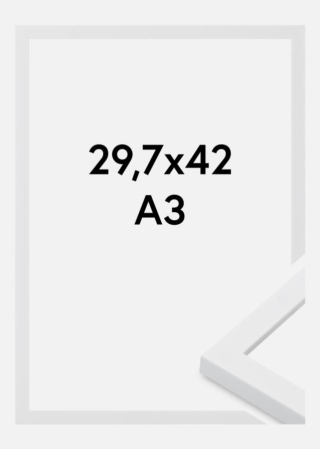 Raam Oban Akrüülklaas Valge 29.7x42 cm (A3)