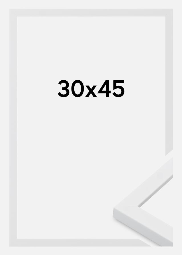 Raam Oban Akrüülklaas Valge 30x45 cm