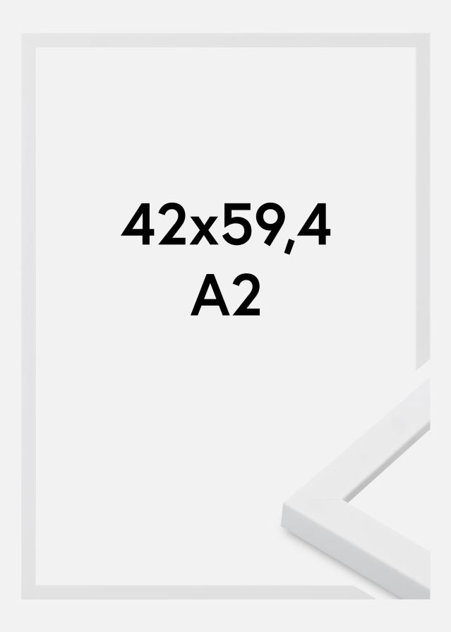 Raam Oban Akrüülklaas Valge 42x59.4 cm (A2)