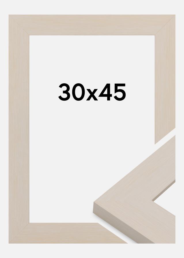 Raam Pembrokeshire Akrüülklaas Valge 30x45 cm