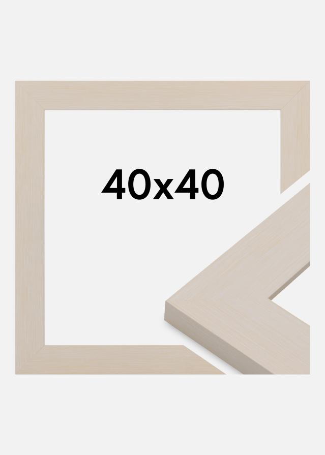 Raam Pembrokeshire Akrüülklaas Valge 40x40 cm