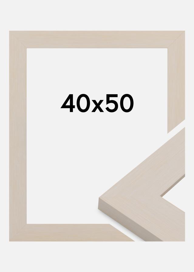 Raam Pembrokeshire Akrüülklaas Valge 40x50 cm