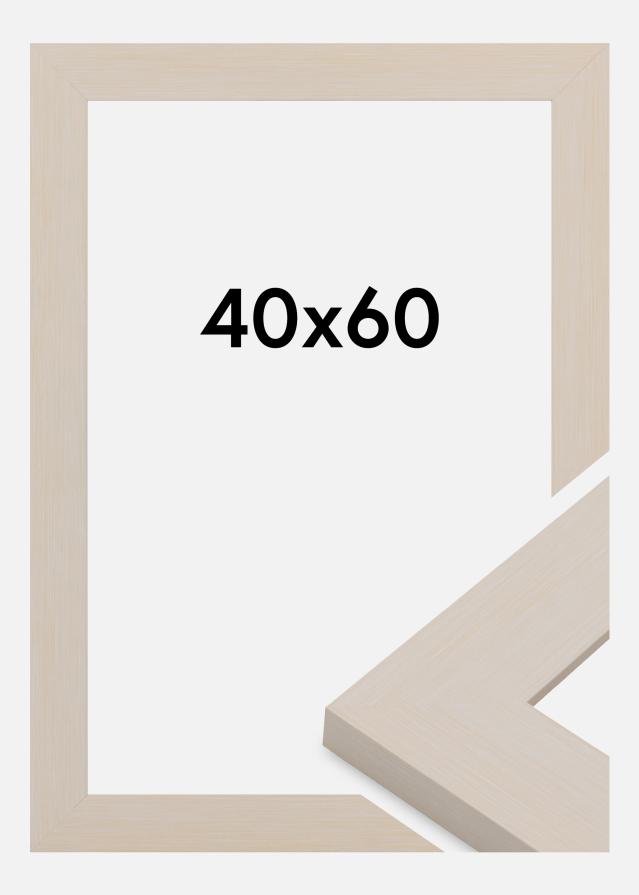 Raam Pembrokeshire Akrüülklaas Valge 40x60 cm