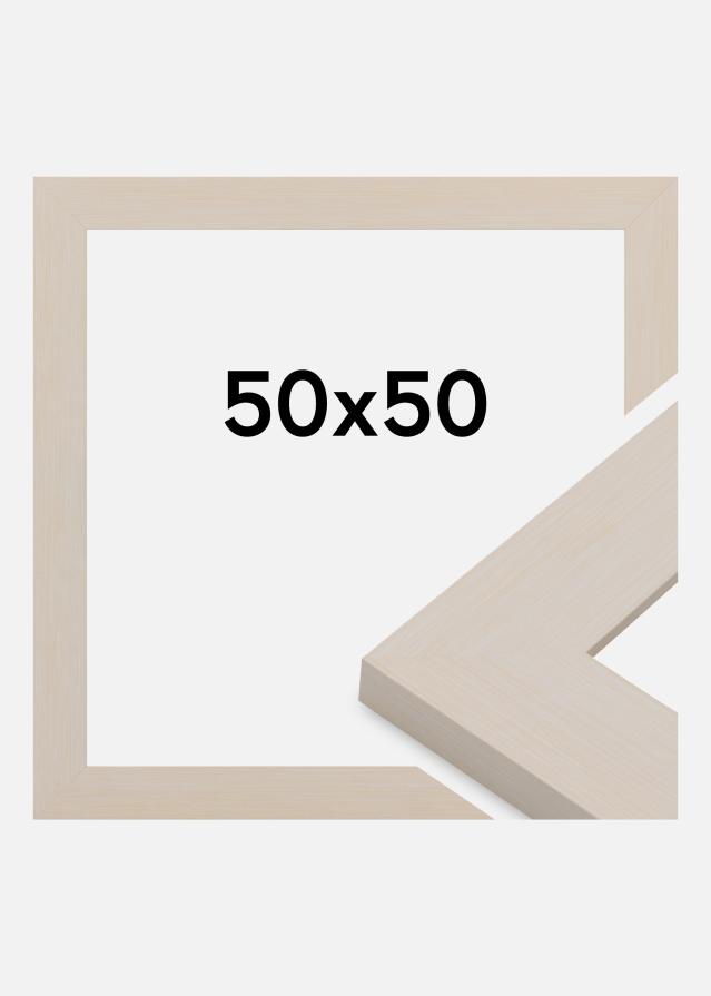 Raam Pembrokeshire Akrüülklaas Valge 50x50 cm