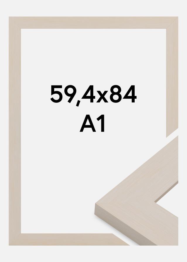 Raam Pembrokeshire Akrüülklaas Valge 59.4x84 cm (A1)