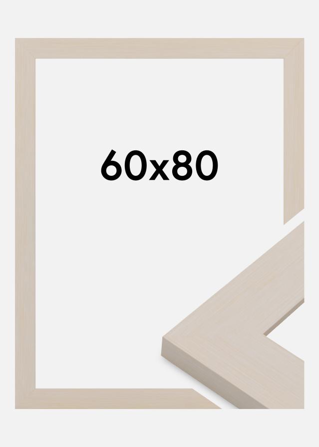 Raam Pembrokeshire Akrüülklaas Valge 60x80 cm